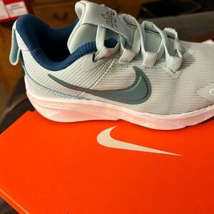 Nike Kids Light Blue Sneakers